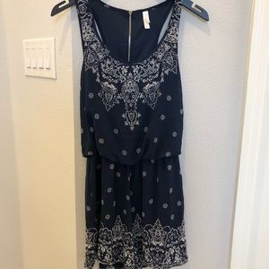 Navy Romper